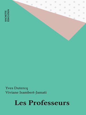 cover image of Les Professeurs